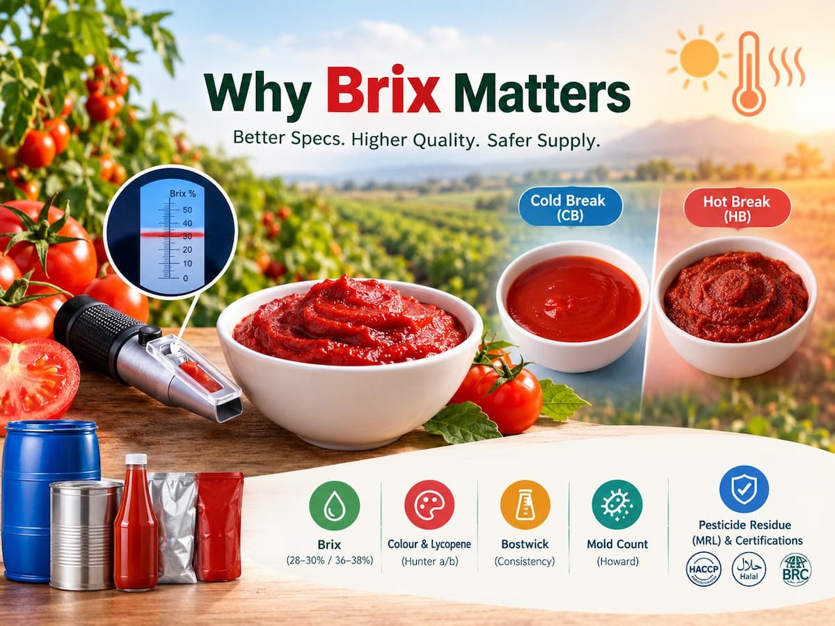Brix Pes Tomato pada Musim Panas: Apa yang Pembeli Mesti Sahkan Sebelum Menandatangani Kontrak 2026